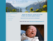 Tablet Screenshot of natuerliche-geburt.com